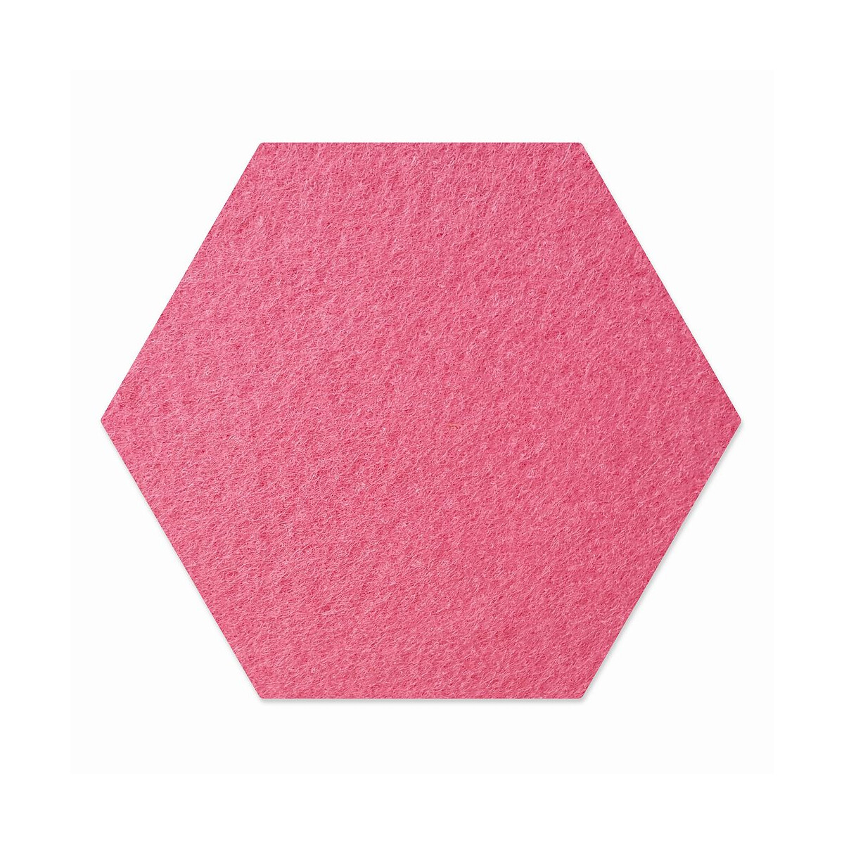 1 x FILZ Untersetzer Wabe, Hexagon 15 cm - pink