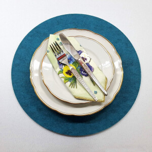 FILZ Untersetzer Platzset Rund 35 cm Ø viele Farben