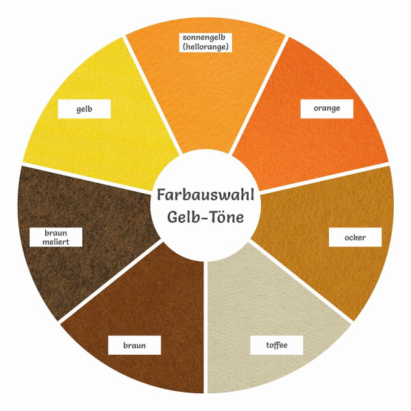 FILZ Untersetzer Rund gemustert Ø 11-15-20 cm Farbauswahl