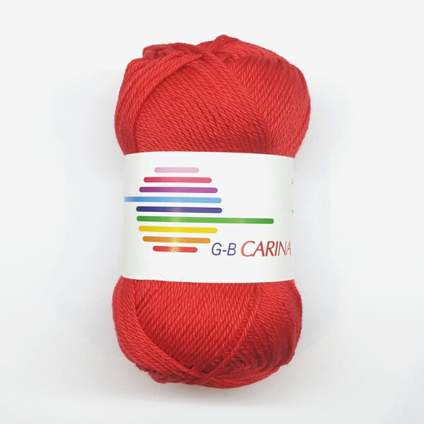 G-B Carina Baumwollgarn 50 g Rot