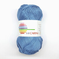 G-B Carina Baumwollgarn 50 g Blau-Grau