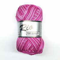 Lammy Rio multi Baumwollgarn 50 g Pinktöne