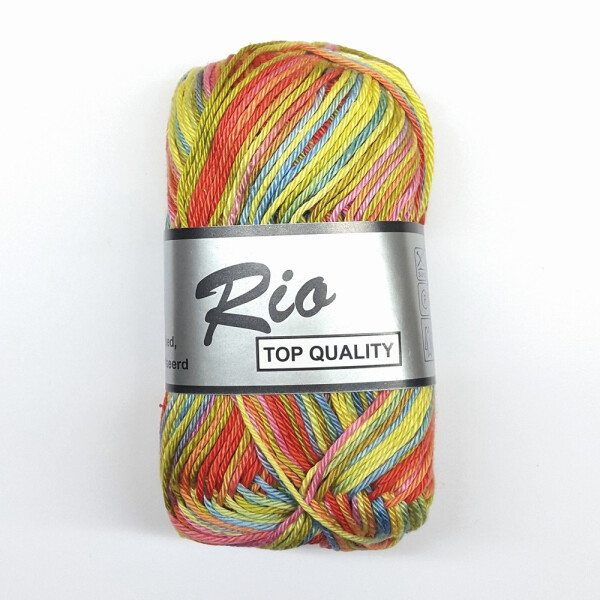 Lammy Rio multi Baumwollgarn 50 g Rainbow