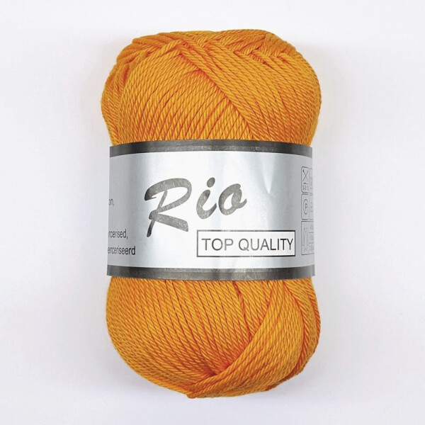 Lammy Rio Baumwollgarn 50 g Hellorange