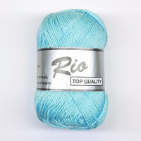 Lammy Rio Baumwollgarn 50 g Cyanblau