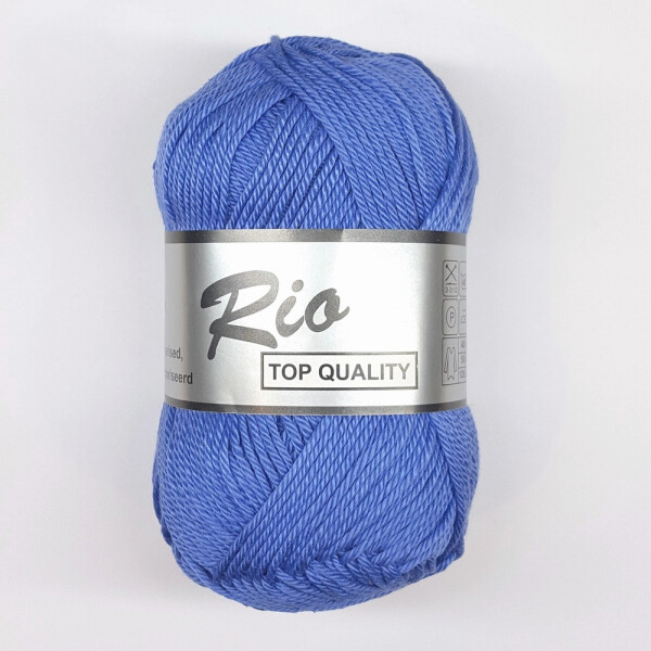 Lammy Rio Baumwollgarn 50 g Blau