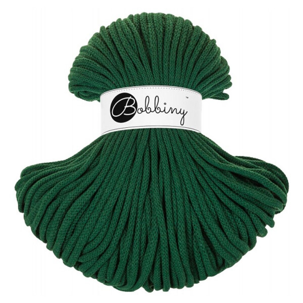 Bobbiny Premium Flechtkordel 5 mm/100 m Pine Green