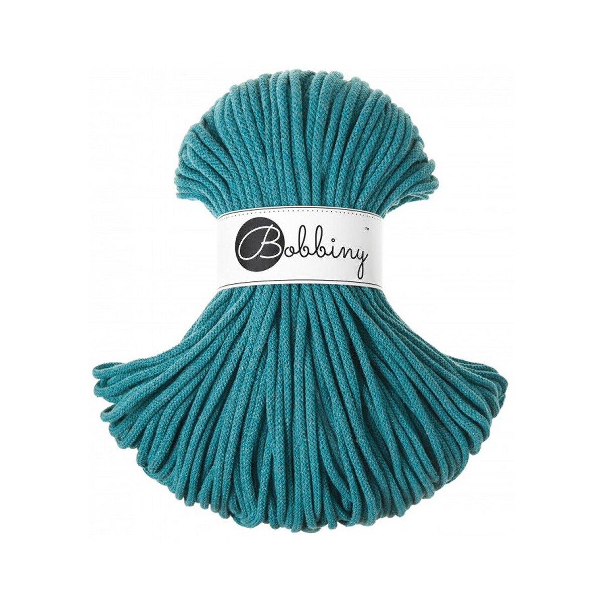 Bobbiny Premium Flechtkordel 5 mm/100 m Teal