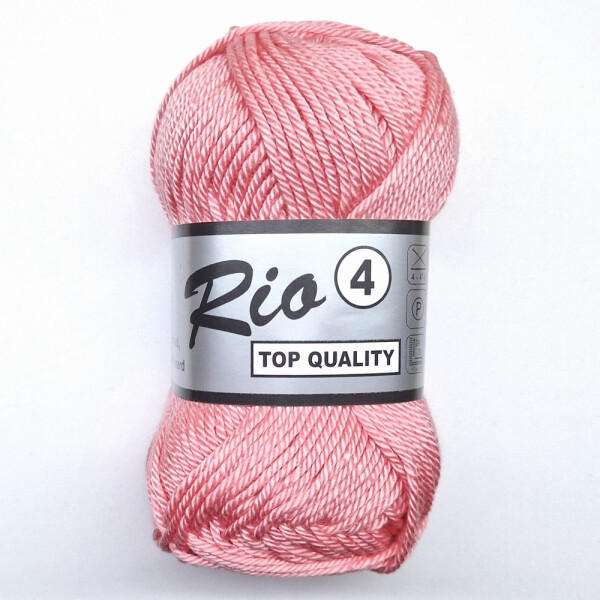 Lammy Rio4 Baumwollgarn 50 g/87 m Flamingo