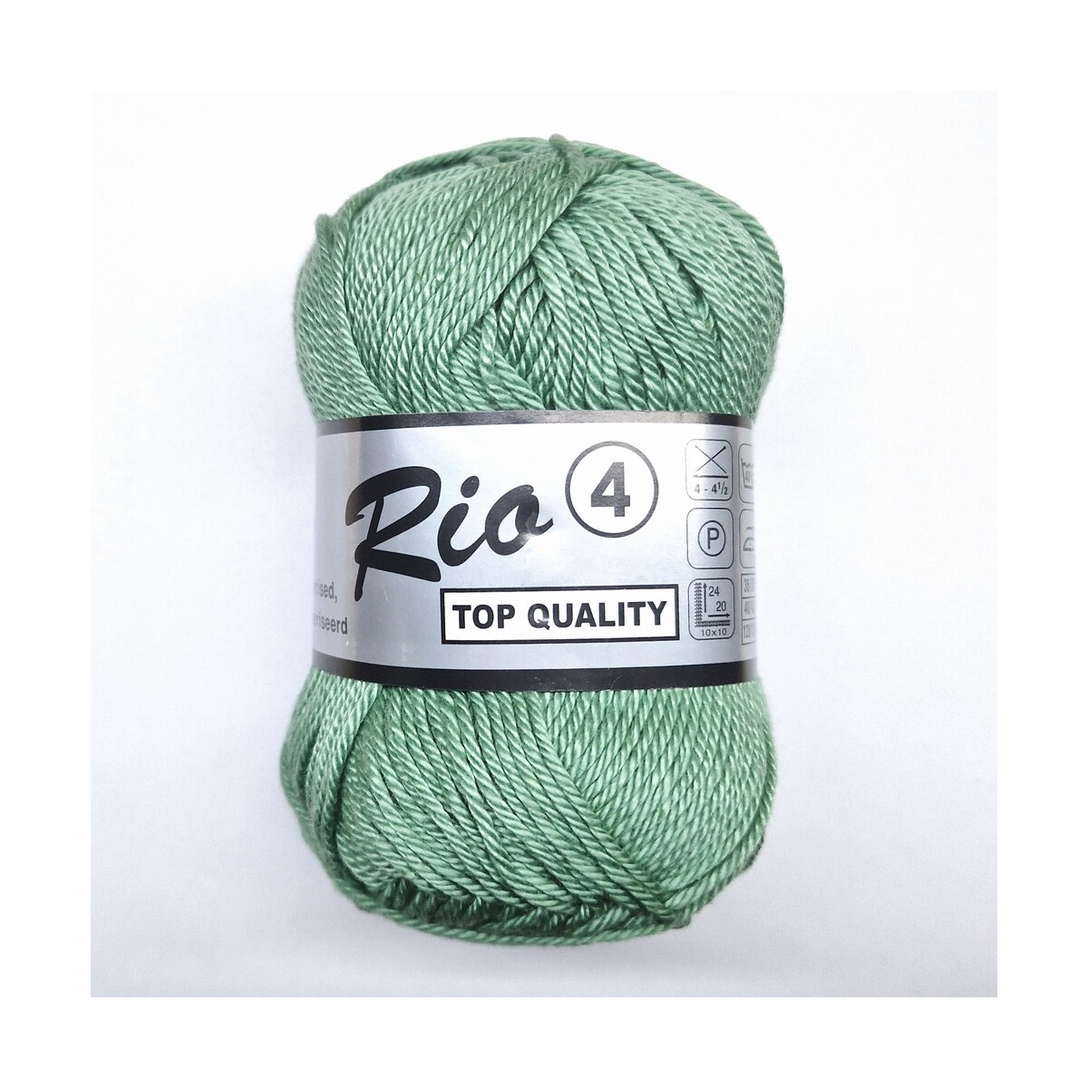 Lammy Rio4 Baumwollgarn 50 g/87 m Jadegrün