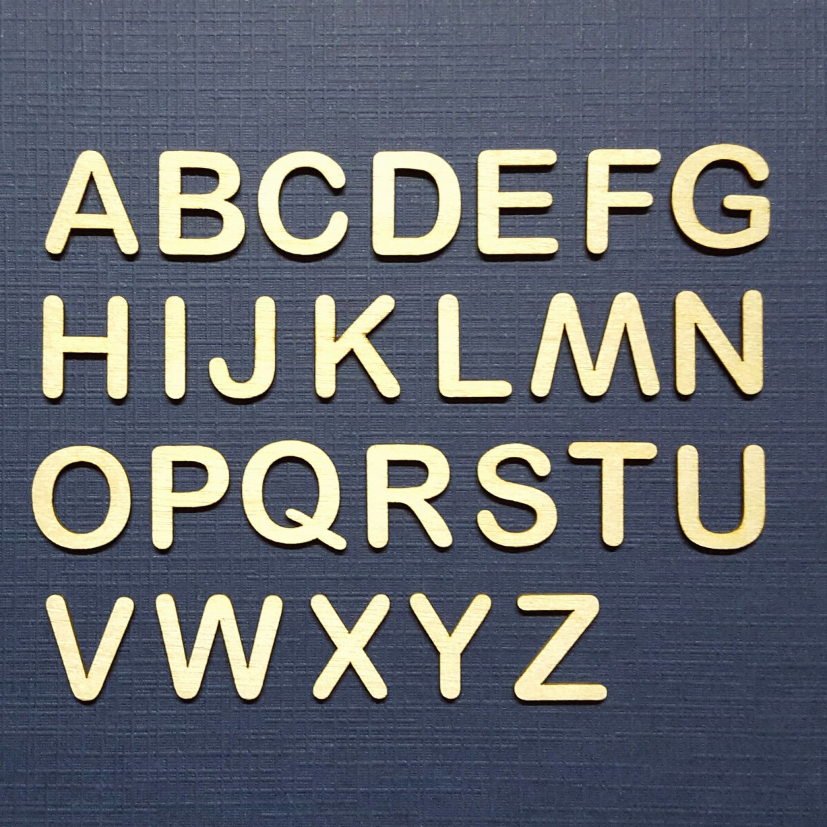 10 Holz-Buchstaben-Großbuchstaben A bis Z...