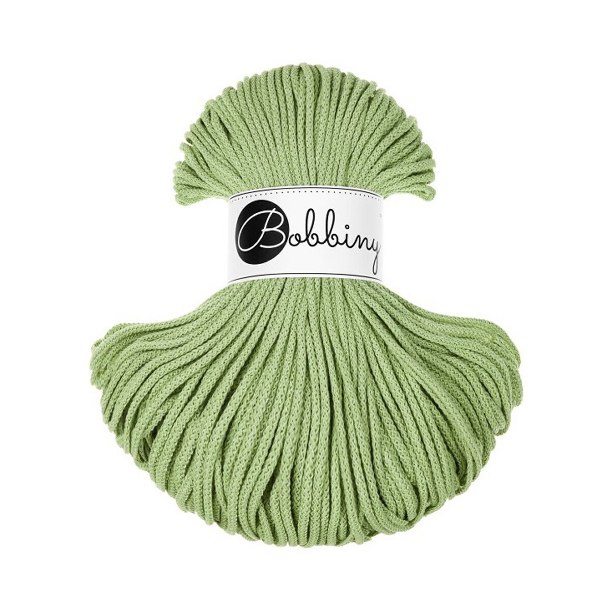 Bobbiny Junior Flechtkordel 3 mm/100 m Matcha