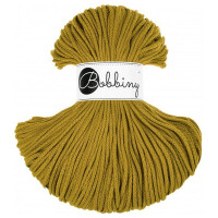 Bobbiny Junior Flechtkordel 3 mm/100 m Spicy Yellow