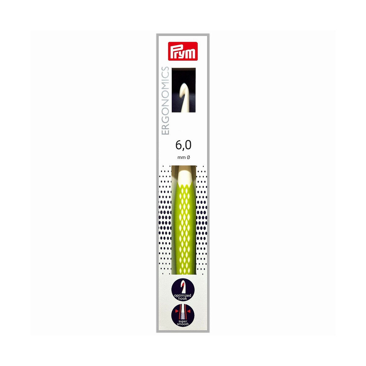 Prym Ergonomics Häkelnadel 6,0 mm