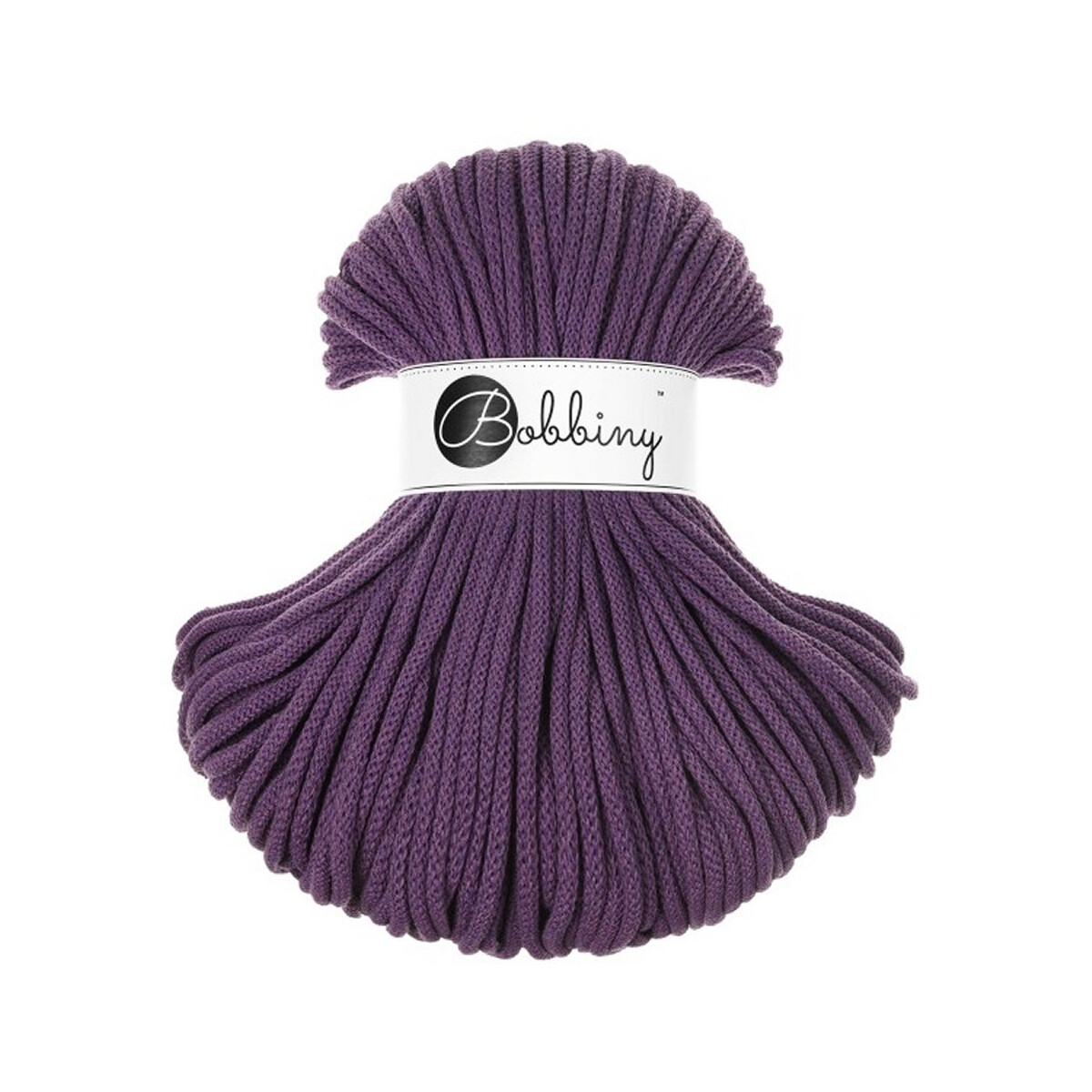 Bobbiny Premium Flechtkordel 5 mm/100 m Violet