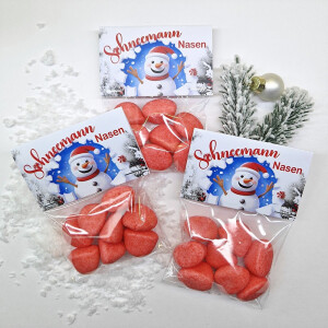 Schneemann-Nasen Mitbringsel Weihnachten